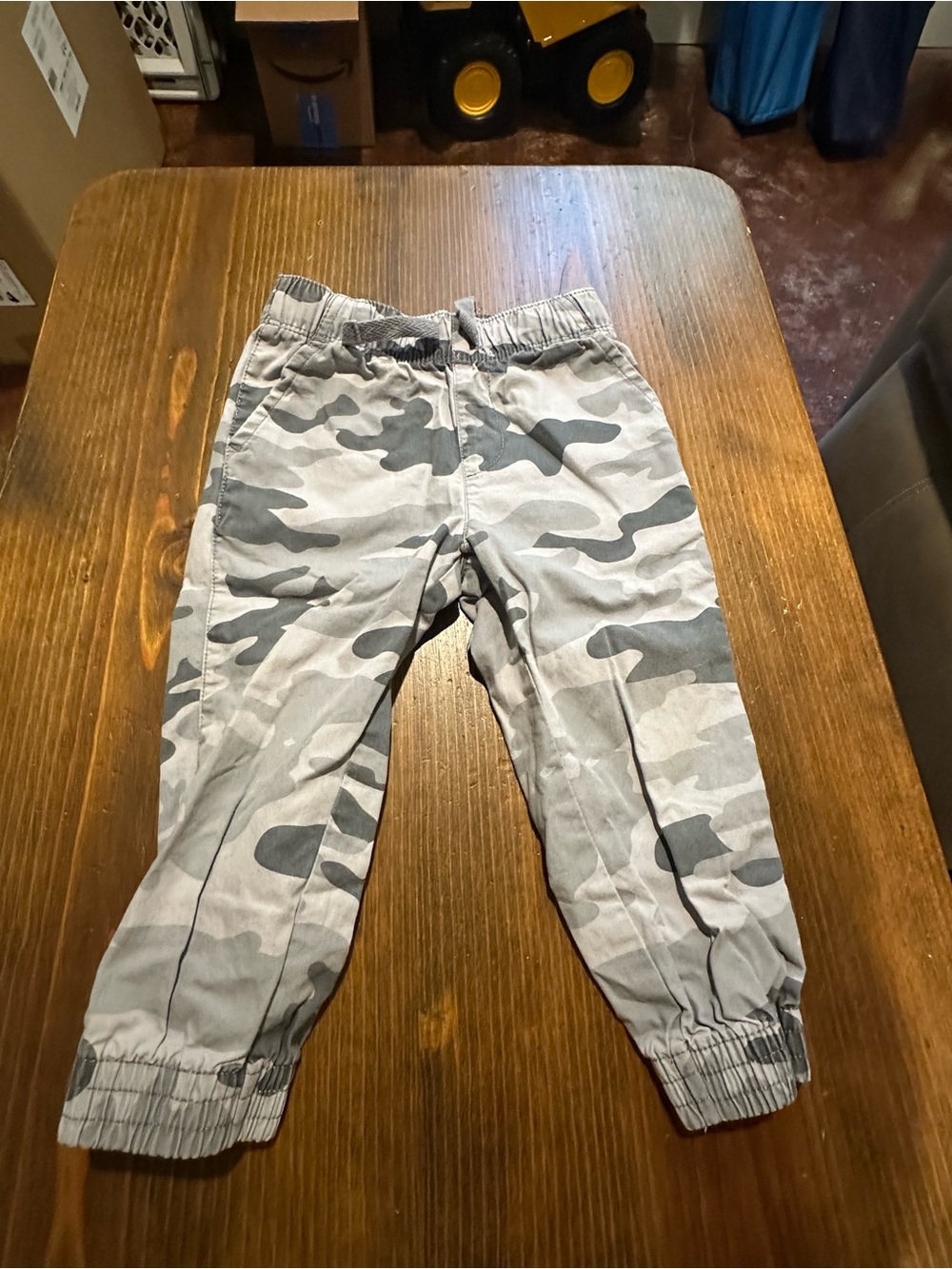 The Children's Place Gray Camo Joggers